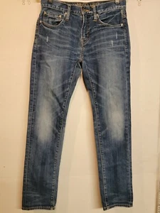 American Eagle Jeans Mens 29x30 Blue Skinny Medium Wash Denim - Picture 1 of 7