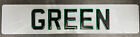 Set of 7 Green Glitter Gel Showplate Number Plate Digits  *PLATES NOT INCLUDED*