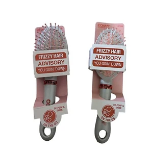 Conair Frizzy Hair Advisory - De-poof & Shine - On The Go Detangler X2 NEU - Bild 1 von 2