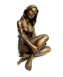 Hübsche Bronzestatue von Manel Vidal - Die Süße - 19 cm - 53/2999 - Bild 1 von 4
