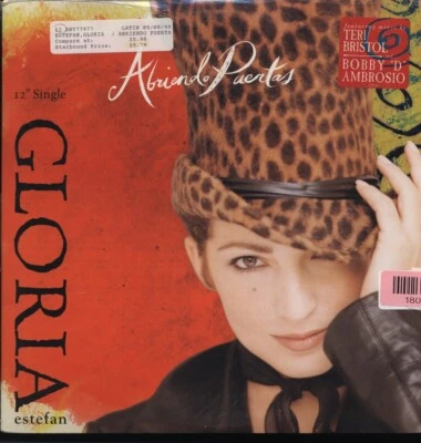 SEALED Gloria Estefan Abriendo Puertas Single Vinyl Record  - Image 1 of 2