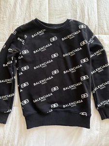 balenciaga kid sweater 116 black and white - Picture 1 of 5