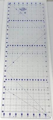 Quilting Ruler "Spin About" by Quiltcut 8.5" x 24.5 rectangle quilting ruler NEW - Image 1 of 2