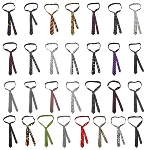 Mens Colorful Music Note Print Neck Tie Narrow Skinny Necktie for Holiday Party - Picture 1 of 33