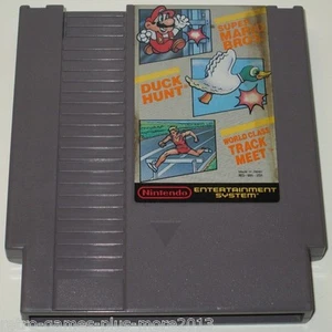 Super Mario Bros. / Duck Hunt / World Class Track Meet (Nintendo NES, 1988) NTSC - Picture 1 of 3
