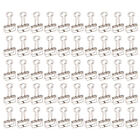 50Pcs Metal Hollow Binder Clips Durable Paper Clamps For Ticket Clothes(Green)