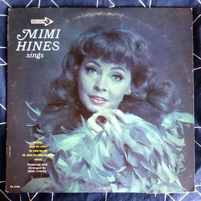 Mimi Hines “Sings” (DL 4709) Mono 1966 Record Decca Jazz Vocal LP Vinyl - Imagem 1 de 4