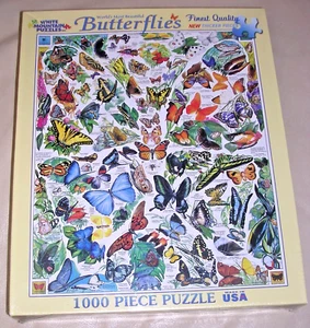 NEW 2011 HTF World's Most Beautiful Butterflies Mariposa Globe 1000 Piece Puzzle - Picture 1 of 9