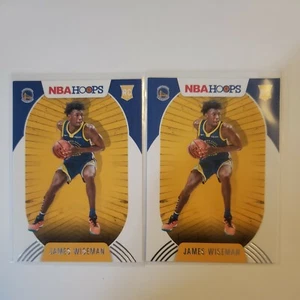 James Wiseman 2020-21 20-21 Panini NBA Hoops Warriors Rookie RC #205 lot of 2 - Picture 1 of 5