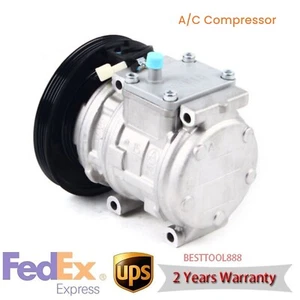 For Toyota Corolla Sedan 1.6L CO10PA15C 1990-1997 AC Air Conditioner Compressor - Picture 1 of 8