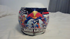 Red Bull Helmet (Minimoto) Size Small-55Cm-56Cm Red White And Blue