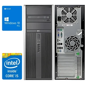 HP Compaq 8200 Elite Tower i5-2400 (3.1GHz) DVD 8/16GB - 0/240/480/960GB Win 10 - Afbeelding 1 van 16