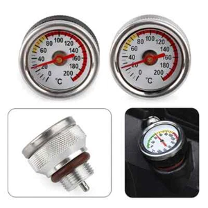 Misuratore Temperatura Olio Moto,0-200°C Tappi Filtro Temperatura Olio Motore - Foto 1 di 16