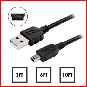 3/6/10ft Mini USB Data Sync Charger Charging Cable Cord SatNavs, Dash Cam Lot - Picture 1 of 19