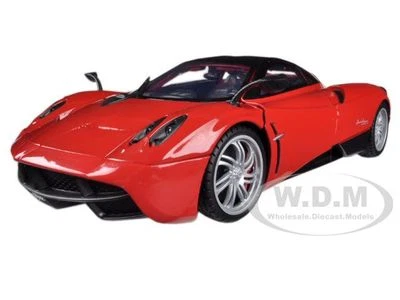PAGANI HUAYRA RED 1/18 DIECAST CAR MODEL BY MOTORMAX 79160 - Image 1 of 4