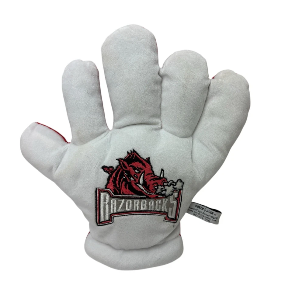 Arkansas Razorbacks Spirit Mano Rojo Blanco Go Hogs Foto 1 de 4