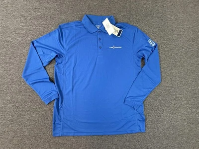 TPC Sawgrass The Players Shirt Mens Large Blue PGA Tour Golf Long Sleeve Polo - Image 1 of 4