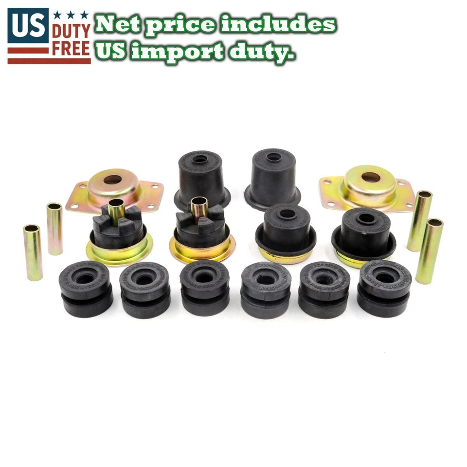Fit Nissan Navara D21 Pickup King Cab Hardbody Cabin Mounting Rubber Bushing Set - Image 1 of 4