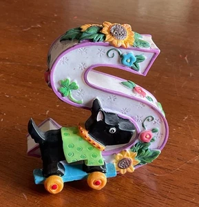 Maria Engelbreit 1999 Deko Harz Buchstabe "S" 3" groß  - Bild 1 von 5