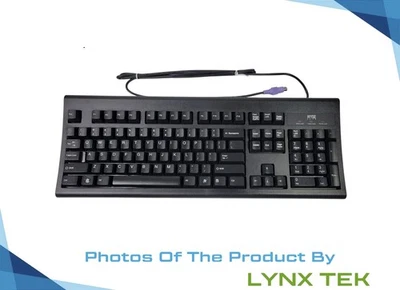 New OEM Wyse Dell Keyboard KB-3923, 104 Key Pad PS/2 6-pin Plug, P/N: 770413-01L - Image 1 of 4