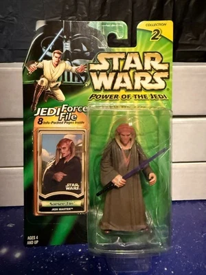 STAR WARS -Saesee Tiin Jedi Master Power Of The Jedi 2000 Hasbro Figure NEW!!! - Image 1 of 3