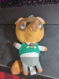 Official Animal Crossing Sanei Tom Nook Plush 9" Soft Toy Nintendo Cute Raccoon - Picture 1 of 9
