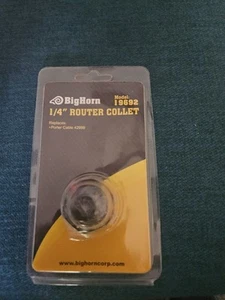 1/4" Router Collet Big Horn Model #19692 (replaces Porter Cable 42999) New - Picture 1 of 6