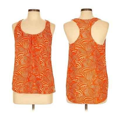 Trina Turk Women’s Halter Silk Top size M Orange - Image 1 of 4