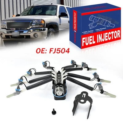 Inyector de combustible Spider multipuerto para 96-02 Chevrolet Express 1500 | 2500 V8 5,0 L Foto 1 de 4