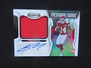 2022 Certified NFL - Skyy Moore - ROOKIE RC PATCH AUTO - Kansas City Chiefs - Bild 1 von 3