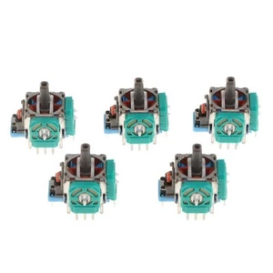 5 Pieces 3D Controller Analog Axis Repair Part - Blue - Picture 1 of 4