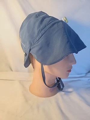 Sombrero Sol Azul con Solapas para Bebé Niño 9-18 Meses Foto 1 de 4