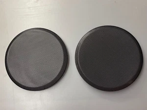 2 pack 6 Inch Speaker Cover Protector Black Metal - Picture 1 of 5