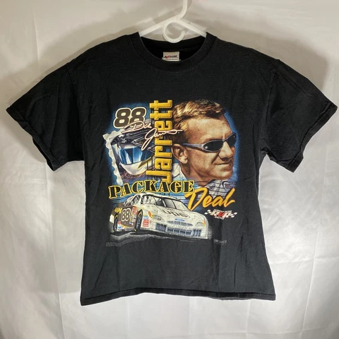 Vintage Dale Jarrett #88 UPS Package Deal NASCAR Racing T-shirt - Size Large Cover