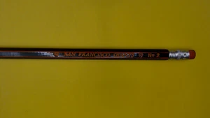 1970's Striped MLB No. 2 Pencil National League West San Francisco Giants - Picture 1 of 3