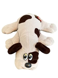 Juguete de peluche de colección Tonka Pound cachorros perro miniatura gris marrón manchas - Imagen 1 de 15