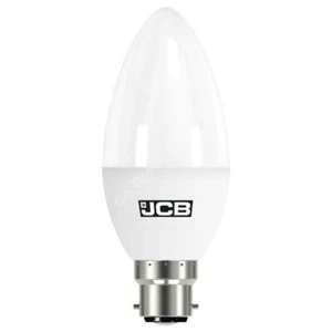 JCB Candle BC/B22 LED Birne 470L 520L Lumen (6w ersetzt 40w) 6500K TAGESLICHT - Bild 1 von 3