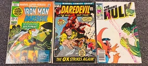 LOT of 3 MARVEL #30 #86 #299 Incredible Hulk Dr. Strange IRON MAN DAREDEVIL - Picture 1 of 12