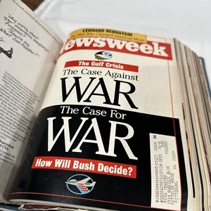 1990 Oct-Dec Newsweek Magazine, Bound Vol. #116 WAR, Real Estate Bust (BM41) - Picture 1 of 10