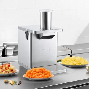 Affettatrice Elettrica per Verdure Frutta Verdura Lame Acciaio Inox 220V - Foto 1 di 8
