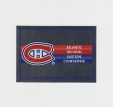 16/17 Panini NHL Sticker Collection Montreal Canadiens Team Logo Foil #96
