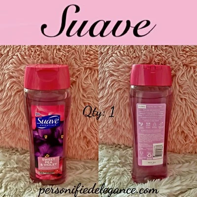 NUEVO Suave Essentials Sweet Pea & Violet Jabón Corporal Suave Tamaño Completo 18 fl oz Foto 1 de 4