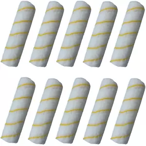 Paint Roller Sleeves 9 Inch Set 10pcs Emulsion Rollers Painting Decorating Wall - Picture 1 of 12