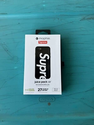 Capa bateria Supreme Mophie Juice Pack Air preta iphone7/8+ **NOVA EM FOLHA** - Imagem 1 de 3