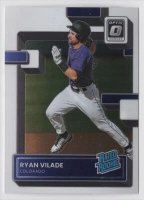 2022 DONRUSS OPTIC  RATED ROOKIE Ryan Vilade Rookie Colorado Rockies #64 R92 - Image 1 of 2