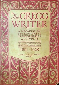 Gregg Writer June 1930 Secretaries Stenographers Typists US Navy - Picture 1 of 2