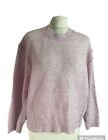 American Vintage oversized wool alpaca fine knit orchid pink jumper XS S new