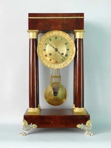 Martin Pigneret mantel clock. In the Empire style of the 19th 49х30х17см (101) Cover