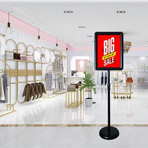 Adjustable Sign Holder Standing Floor Sign Stand 11"x17" - Picture 1 of 10
