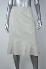 Lauren Ralph Lauren New Womens Navy Striped Cotton A-Line Skirt MSRP $99 Size 12